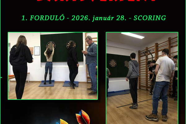 TEREMAVATÓ DARTSVERSENY A KÓSBAN - 1. FORDULÓ