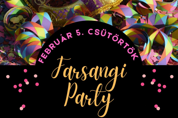 FARSANGI PARTY A KÓSBAN