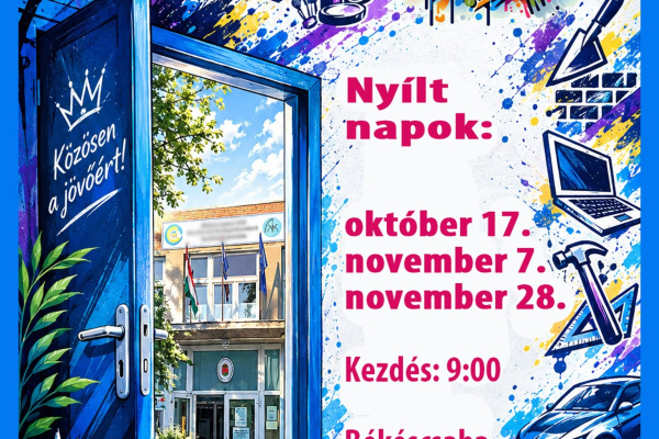 NYÍLT NAPOK A KÓSBAN